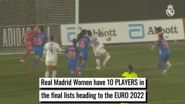 Real Madrid Women have 10 players in the Euro 2022